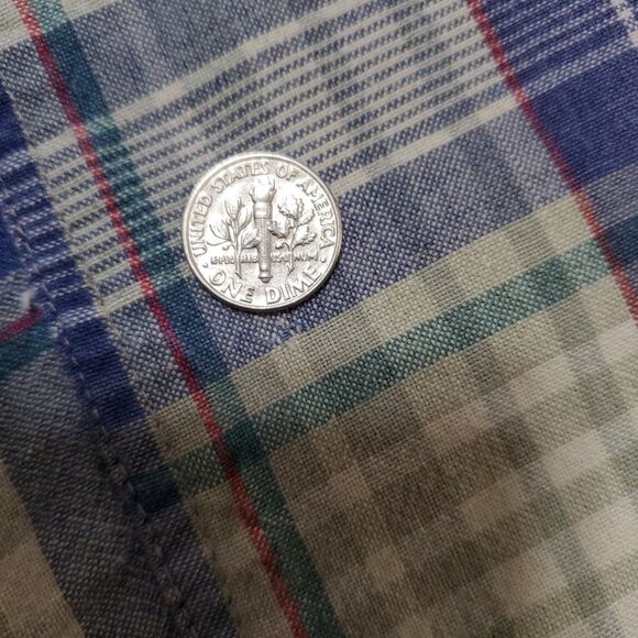 VAN HEUSEN Heavy weight cotton short sleeves southwest style XL Made in India - Picture 10 of 16